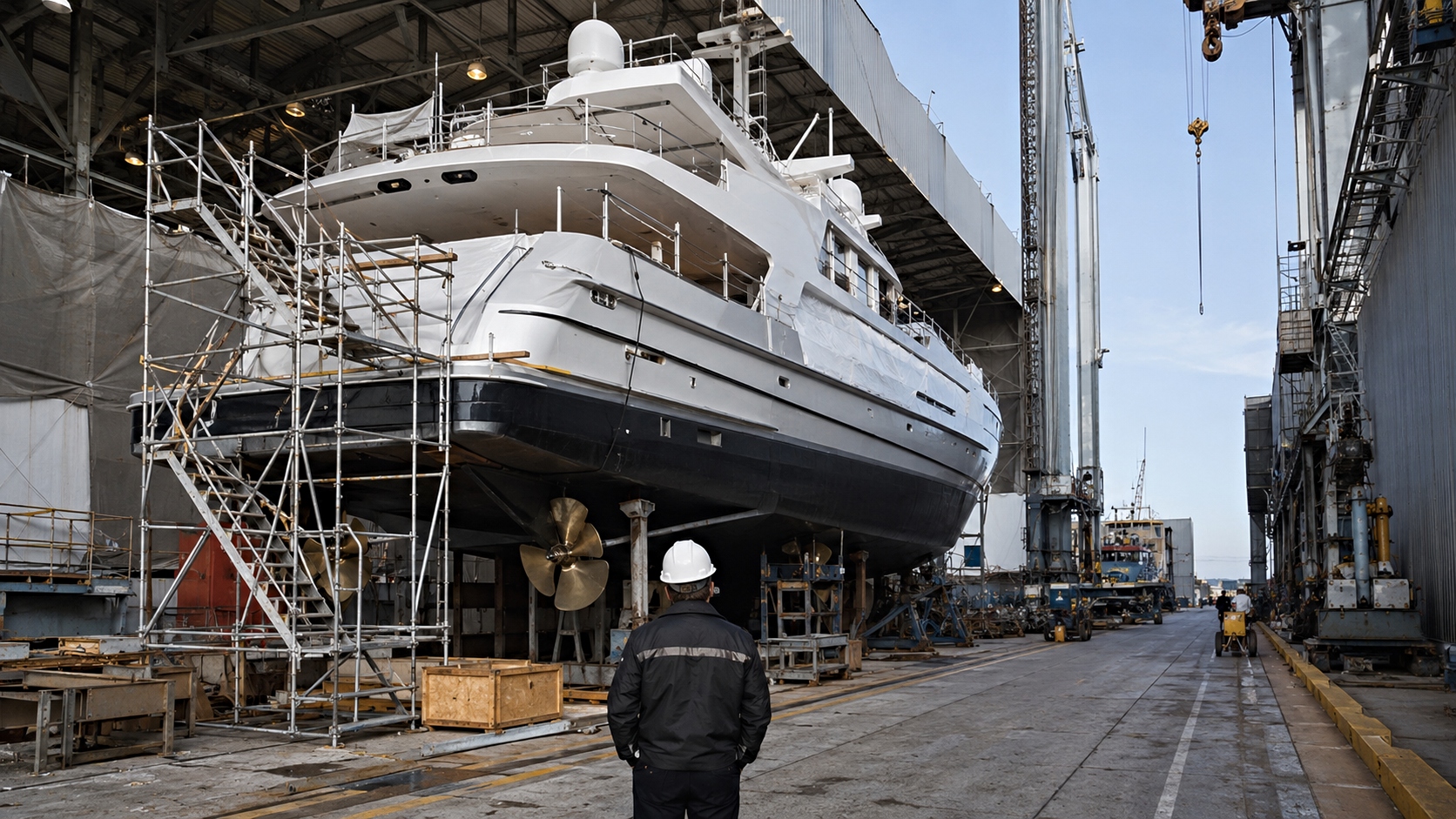 Dockyard assistance and drydock supervision